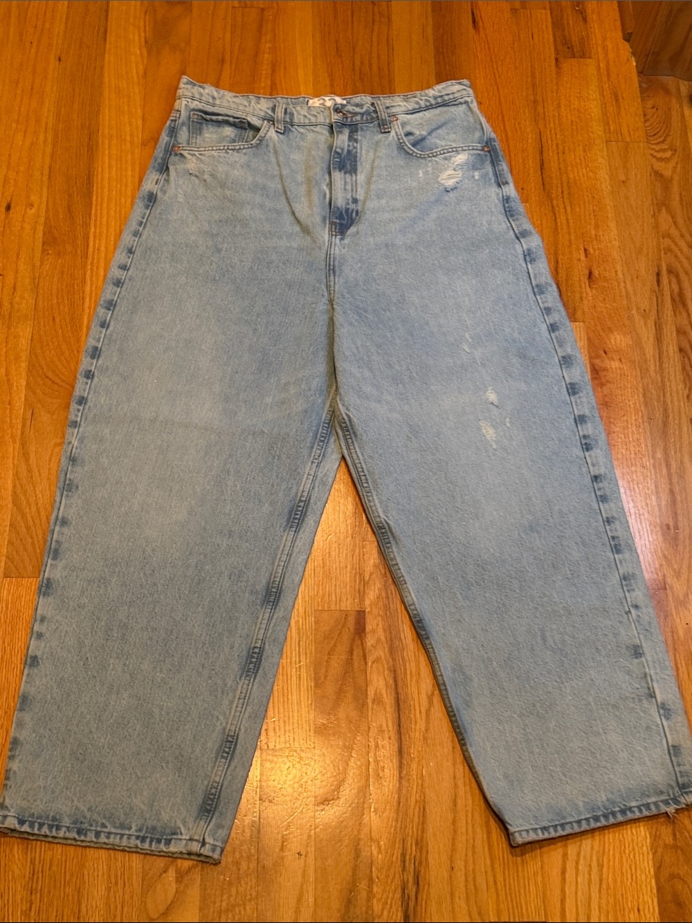 We The Free 32 Light Blue High-Rise Wide Leg Jeans NWOT